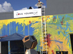 Image advertising LYP at Art Basel, Miami Florida